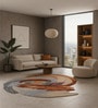Mutlicolor Aurelia Swirl Art Rug Wool Hand Tufted Carpet