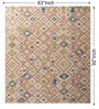 Mutlicolor Geometrical Wool Hand Tufted Carpet