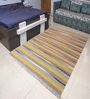 Mutlicolor Stripes Wool Hand Woven Carpet