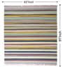 Mutlicolor Stripes Wool Hand Woven Carpet