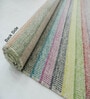 Mutlicolor Stripes Wool 8X5 Feet Hand Woven Carpet