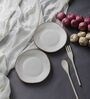 Handcrafted Matt Finish 8 Inch  Stoneware Platter