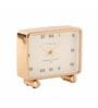 Mullins Gold Aluminium Table clock