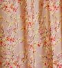 Multicolor Floral Cotton Blend 7 Ft Blackout Rod Pocket Door Curtain
