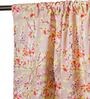 Multicolor Floral Cotton Blend 7 Ft Blackout Rod Pocket Door Curtain