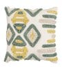 Multicolor Woven Cotton 12 x 12 Inches Cushion Cover