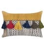 Multicolor Woven Cotton 24 x 16 Inches Cushion Cover
