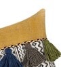 Multicolor Woven Cotton 24 x 16 Inches Cushion Cover