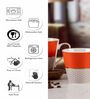 Contemporary Bone China Coffee Mug (Set of 2)