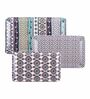 Multicolour Vibrant  Melamine  (Set of 3) Serving Tray Set
