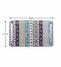 Multicolour Vibrant  Melamine  (Set of 3) Serving Tray Set