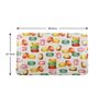 Multicolour Vibrant  Melamine  (Set of 3) Serving Tray Set