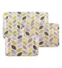 Multicolour Vibrant  Melamine  (Set of 3) Serving Tray Set