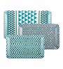 Multicolour Vibrant  Melamine  (Set of 3) Serving Tray Set