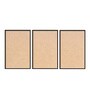 Giraffe Multicolour Canvas (Pack of 3) Kids Wall Art