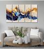 Multi Color Abstract Multi Frame Modern Art Panel