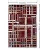 Brown Abstract Pp Heatset 6 X 9 ft Machine -Made Carpet