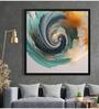 Multi Color Round Shape Art Canvas Art Print
