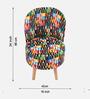 Multi Color Chess Printed Chair & Stool in Natural Finish Multi Color Chess Printed Chair & Stool in Natural Finish