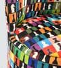 Multi Color Chess Printed Chair & Stool in Natural Finish Multi Color Chess Printed Chair & Stool in Natural Finish