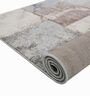 Multi-color Contemporary Freize 6 x 9 Feet  Machine -Made Carpet