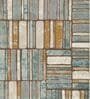 Blue Contemporary Pp Heatset 4 X 6 ft Machine -Made Carpet