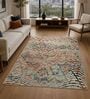 Orange Contemporary Pp Heatset 4 X 6 ft Machine -Made Carpet