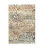 Orange Contemporary Pp Heatset 4 X 6 ft Machine -Made Carpet