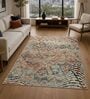 Cream Contemporary Pp Heatset 5 X 7 ft Machine -Made Carpet