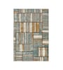 Multi-color Contemporary PP Heatset 6 x 9 Feet  Machine -Made Carpet