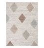 Multi-color Geometric Freize 6 x 9 Feet  Machine -Made Carpet