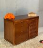 Multi Color MDF & Sheesham Wooden Cabinet