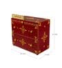 Maroon MDF & Sheesham Wooden Cabinet