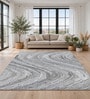 Multi Colour Abstract Wool And Cotton 8 X 5 Feet Hand Tufted Carpet