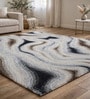 Multi Colour Contemporary Wool And Cotton 8 X 5 Feet Hand Tufted Carpet