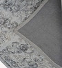 Grey Wool And Cotton 5 X 8 Ft Hand Tufted Carpet