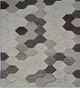 Beige Wool And Cotton 5 X 8 Ft Hand Tufted Carpet