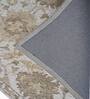 Multi Colour Floral Wool And Cotton 8 X 5 Feet Hand Tufted Carpet