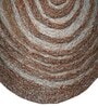 Multi Colour Geometric Wool And Cotton 4 X 4 Feet Hand Tufted Carpet