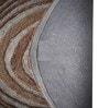 Multi Colour Geometric Wool And Cotton 4 X 4 Feet Hand Tufted Carpet