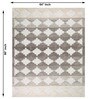 Multi Colour Geometric Wool And Cotton 8 X 5 Feet Hand Tufted Carpet