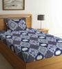 Multicolor Traditional 300 TC Cotton 1 Single Size Bedsheet With 1 Pillow Cover
