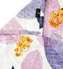 Violet Floral 300 TC Cotton Blend Single Bed Sized Bed Sheets With 1 Pillow Cover
