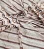 Multicolor Striped 180 TC Cotton Queen Sized Bed Sheets with 2 Pillow Covers