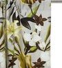 Multicolor Floral Cotton Blend 5 Ft Blackout Rod Pocket Window Curtain