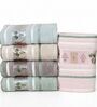 Multi Cotton Printed  460 GSM Hand Towels Pack of 5