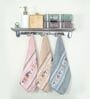 Multi Cotton Printed  460 GSM Hand Towels Pack of 5