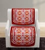 Multi Ethnic Motifs Polyester 5 Seater Sofa Cover