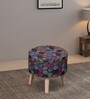 Multi Fabric Seating Stool in Multi Colour