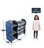 Plums Plastic Toy Organizer in Blue Colour